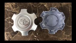 Logo chụp mâm ốp lazang bánh xe ô tô Toyota Hilux 2016-2021 - Chất liệu nhựa ABS cao cấp