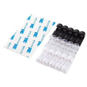 Self Stick Wire Organizer Line Cable Buckle Clips Clamp Table Wall Fixer Fastener Holder on Data Telephone Line Winder in office