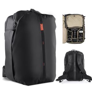 PGYTECH กระเป๋ากล้อง OneMo เดินทางท่องเที่ยวกลางแจ้งความจุขนาดใหญ่หลายช่อง crossbody เสื้อผ้าที่เก็บกระเป๋ากระเป๋ากระเป๋ากล้องซับ