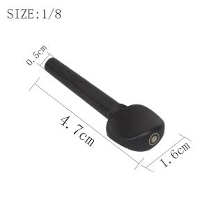 IRIN | 4 Pcs/Set Violin Tuning Pegs Tuners Ebony Violin Instrument Parts For 1/8 1/4 1/2 3/4 4/4 Fiddle String Instrument Accessories