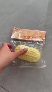 Bandai | Peanut Press-Relief Stress Relief Toy - Slow Recovery Elastic Release Stress Relief Toy