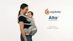 Ergobaby เป้อุ้มเด็ก 4-48 เดือน รุ่น Alta Hip Seat - Pearl Grey