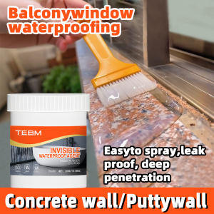 Multi-purpose invisible waterproof sealant with a transparent insulating coating suitable for leak repair in bathrooms balconi