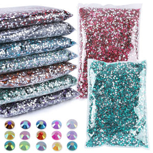 2-6mm Resin Non Hot Fix Rhinestones Bulk Wholesale Flat Back Plastic Crystals Nail Diy Glitters Cтразы Stone