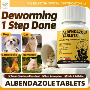 Buy 2 Free 1 Cassiel Pet Albendazole Deworming Tablets For Nematocide Worm Rid Heartworm For Dog Cat