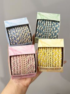 Colorful Hair Ties: 2023 New Style High Elasticity Durable Hair Bands for Girls Braided Hair Bands Korean Style Fashion Accessories