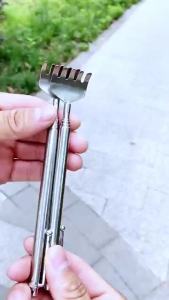 Stainless Steel Claw Back scraper Telescopic Retractable Back Scratcher