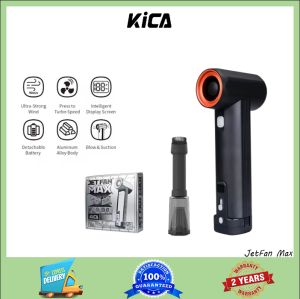 Kica Jetfan Max 785W 24000Mah Manual Turbofan with Wind Speed Exceeding 85000rpm and 900g Aluminum Alloy Material For Up To 5.5 Hours