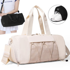 Gym Bag for Women Men Travel Duffle Bag Large Carry On Weekender Overnight Handbag Yoga Dry Wet Fitness Workout Sports Yoga Tote