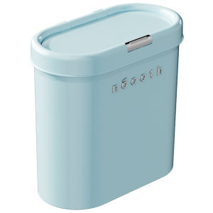 No Room Bathroom Trash Can Narrow Gap Special Cover High Aesthetic Value Home Non Dirty Hand Clamp Toilet Paper Basket