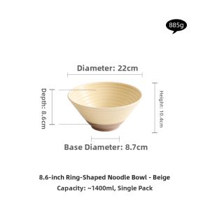 YOGEHOME | New Elegant Multi-functional Ceramic Bowl