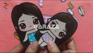 PAPERDOLL Edisi CHIBI CUTE GIRLS Buku Edukasi Anak Laminasi Glosy