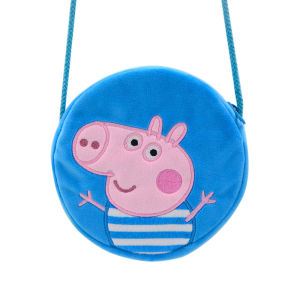 Peppa Pig Plush Backpack George Kindergarten Backpack Cartoon Shoulder Bag Child  Girls Birthday Gifts Toys Toddler School Bags