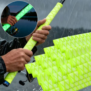 ท่อเรืองแสงกันลื่นท่อหดความร้อนสำหรับเบ็ดตกปลาหลอดฉนวนไฟฟ้า DIY กันน้ำเรืองแสงในที่มืดแขน