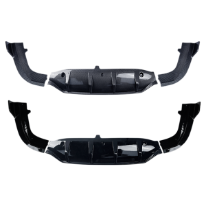 Blackened Package Corner Rear Spoiler Black Warrior Style