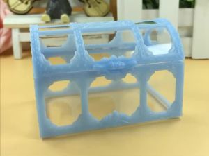 12 Chiếc Trong Suốt Hình Hòm Kho Báu Bộ Hộp Quà Tặng DIY Đóng Gói Kẹo Cho Tiệc Cưới Lưu Niệm Bảo Quản Túi Nhựa