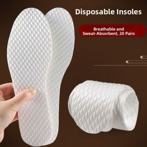 SANDAOREN | Moisture Absorbing Odor Preventing Breathable Cotton Insoles for Leather Shoes
