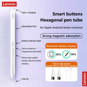 Lenovo | Lenovo Thinkplus Universal Stylus Touch Pen For Android/iOS/Windows iPad Bluetooth Power Display Control Camera Pen BP19BL