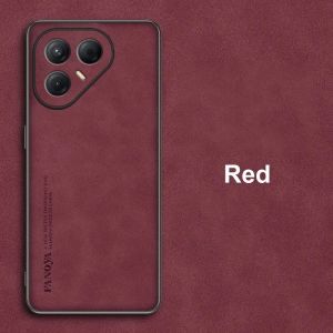 EUCAGR For Tecno Pova 7 4G Case Luxury PU Leather Phone Case For Tecno Pova7 4G Back Cover Silicone Full Protection Coque