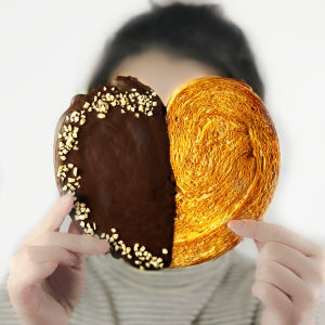 Butterflake Pastry Peace Food Gift Large Butter Milk Flavor Chocolate Butterfly Crisp Biscuit Traditional Brand Shanghai Specialty