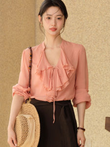 Silk-Like Whiteness Slimming Shirt