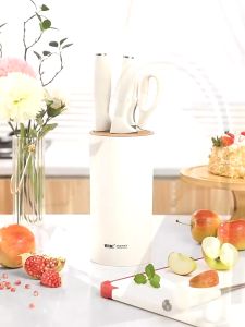 Kitchen Knife Set 5PCS/6PCS Stainless Steel Precision Knife Chef Knife Bread Knife Cleaver Scissor