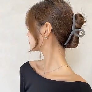 Hair Clip Morandi Colour 🎀 赵露思同款莫兰迪色抓夹 Klip Cakar Rambut Warna Telus Hair Pin Woman Hair Claw Large Hair Accessories