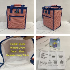 DaVee | Beach thermal pucket Grocery cooler bag Portable cooler bag Supermarket shopping bag