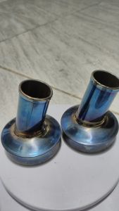 Tutup Slencer knalpot almanium Bluemoon NINJA/RX KING all motor 2 tak