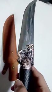 Bone Removal Knife Bone Meat Knife Dragon Head Forged Blade Slicing Knife