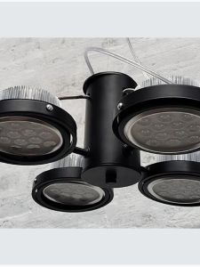 Bóng Đèn Halogen Sứ AR111 Cốc Phản Quang Bằng Kim Loại Lắp Đặt Đèn LED Cầu Dao Quá Trình Bán Buôn Công Suất 36V 3 Năm Bảo Hành