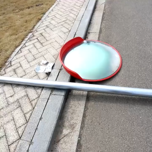 Wide Angle Outdoor Convex Mirror (45cm) - High Quality for Traffic & Parking Visibility