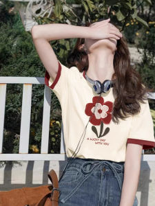 DVDK | Color Block Design Sense Casual T-Shirt