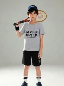 Kids Cotton Sports Shirt & Pants Set Basketball Set Terno Set for Kids Boys 5-10 Years Old