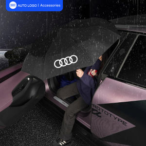 Audi | Car Logo Folding Umbrella Portable Sunshade Umbrella For Audi A3 8p 8v 8l A4 b8 b7 b6 b9 b5 A6 c7 c6 c8 c5 Q5 A5 A1 Q3 Q7 A7 TT