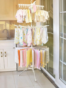 JUYOU | Multifunctional Folding Baby Clothes Drying Rack