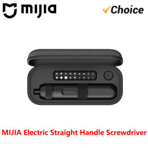 NEW MIJIA Electric Straight Handle Screwdriver 4N·m Max Torque 2000mAh Rechargeable Battery LED Lighting 18pcs Magnetic Bits