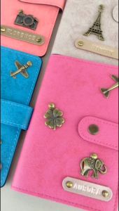 ปกพาสปอร์ต มีกระดุม ปกหนังสือเดินทาง สลักชื่อ