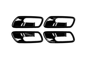 Vemart honda city rs gn2 hatchback carbon fiber indoor handle frame cover accessories 2020-2023