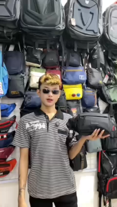 Tas Pinggang Selempang Bahu PEGE Bruno Tas Anti Air Pria Wanita Waistbag Casual - PG 9103