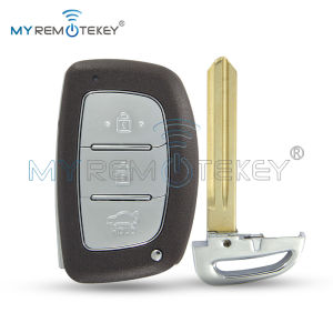REMTEKEY Smart Key Shell Case 3 Button(Trunk) for 2016 2017 2018 Hyundai Sonata Elantra(No Battery Holder)