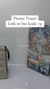 TAS WANITA SELEMPANG NYLON / TAS SELEMPANG SERUT MINI KOREA /TAS HANDBAG SELEMPANG 2IN1 PIOMA TOASTIE