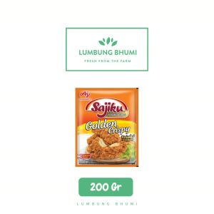 SAJIKU Tepung Golden Crispy 200 Gr 1 Pcs - Lumbung Bhumi