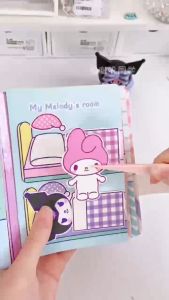 Diy Dress Up Material Unzip Toy Book No Cut Quiet Book With Box Velcro Tape Gifts