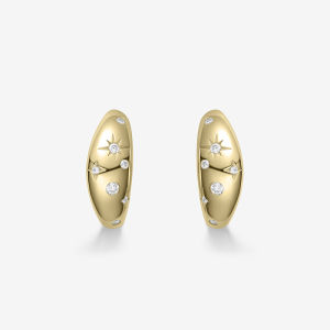 HEFANG Jewelry | Luxury Hoop Earrings