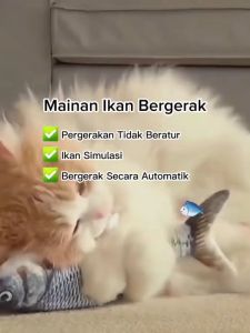 POODEE PETS Malaysia Cat Fish Toy Plush Pillow Fun Play Distract Bite Chew Kitten Artificial Catnip Doll Simulation