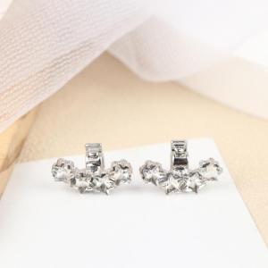 Rhinestone Earphone Clip Decor Removable DIY Jewelry for Customizing Headphones Stylish Look