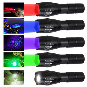 Đèn Pin Cầm Tay Đa Năng A100 Bằng Hợp Kim Nhôm Cho Các Hoạt Động Ngoài Trời Đi Bộ Điều Chỉnh Cường Độ Sáng Nhiều Màu Sắc