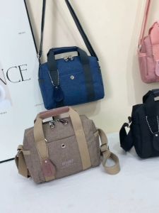 พร้อมส่ง กระเป๋าสะพายข้าง/ถือ สะพายไหล่ anello ไซส์มินิ ผู้หญิง แฟชั่น 966 ผ้ากันน้ำ100% แบบใหม่ ปรับสายได้