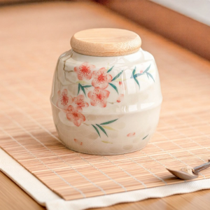 JISU | Hộp Trà Kích Thước Nhỏ Đựng Trà Thư Pháp